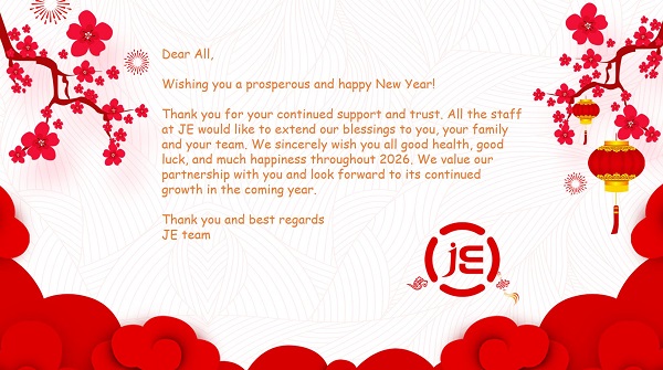 Herzliche Wünsche für das neue Jahr – Von JE