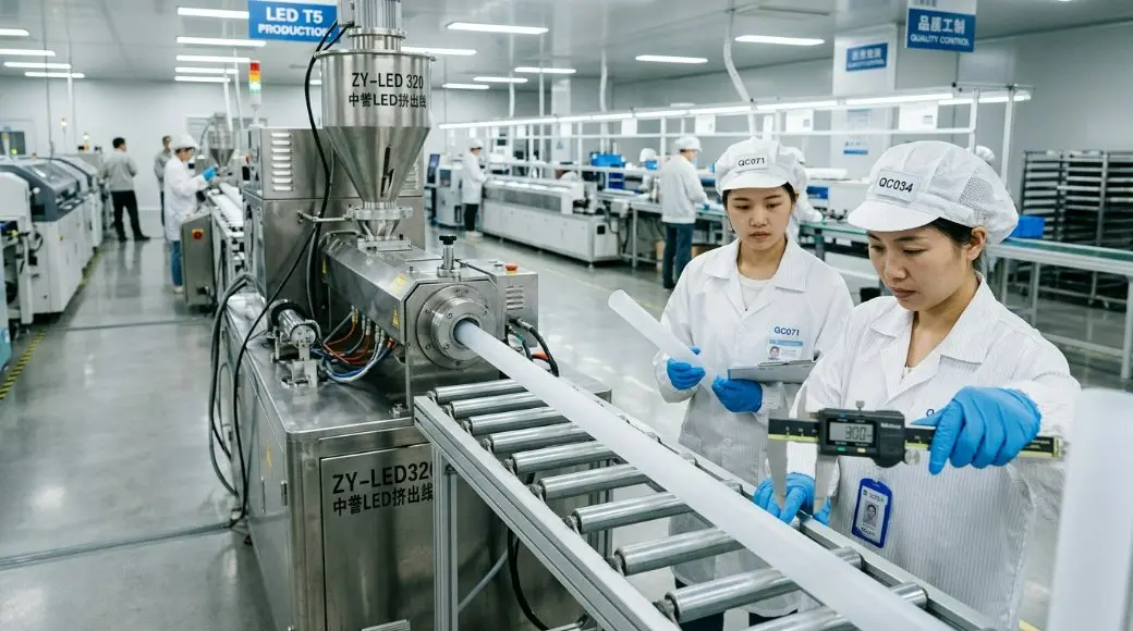 Premium-LED-Röhrengehäusefabrik in China: Innovationen für globale Standards und 3D-Anpassung im Jahr 2026