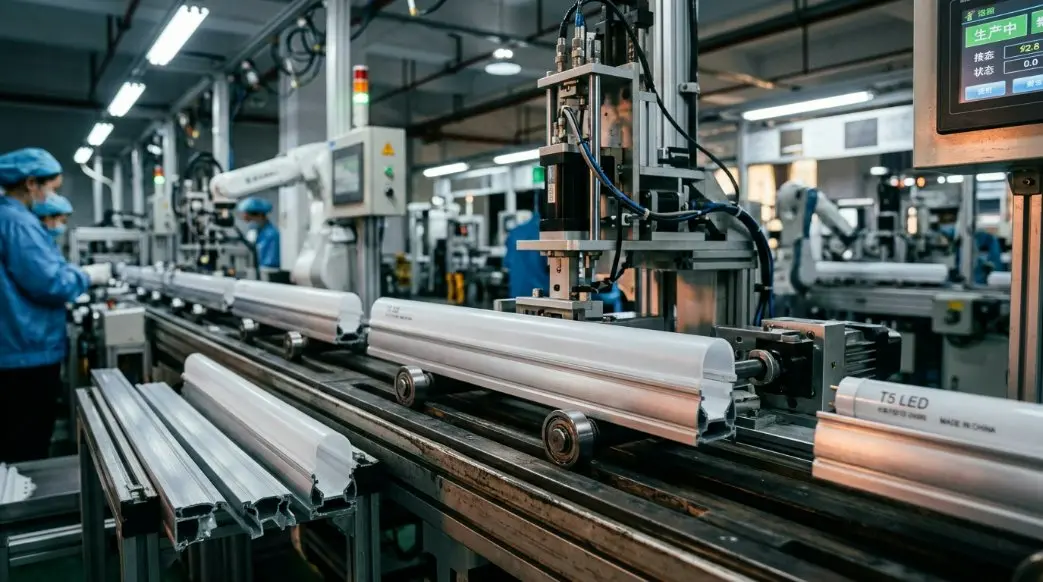 Chinas führende Fabrik für T5-LED-Röhrengehäuse: Der Leitfaden 2026 zur Einhaltung von Ökodesigns und zur automatisierten kundenspezifischen Beschaffung