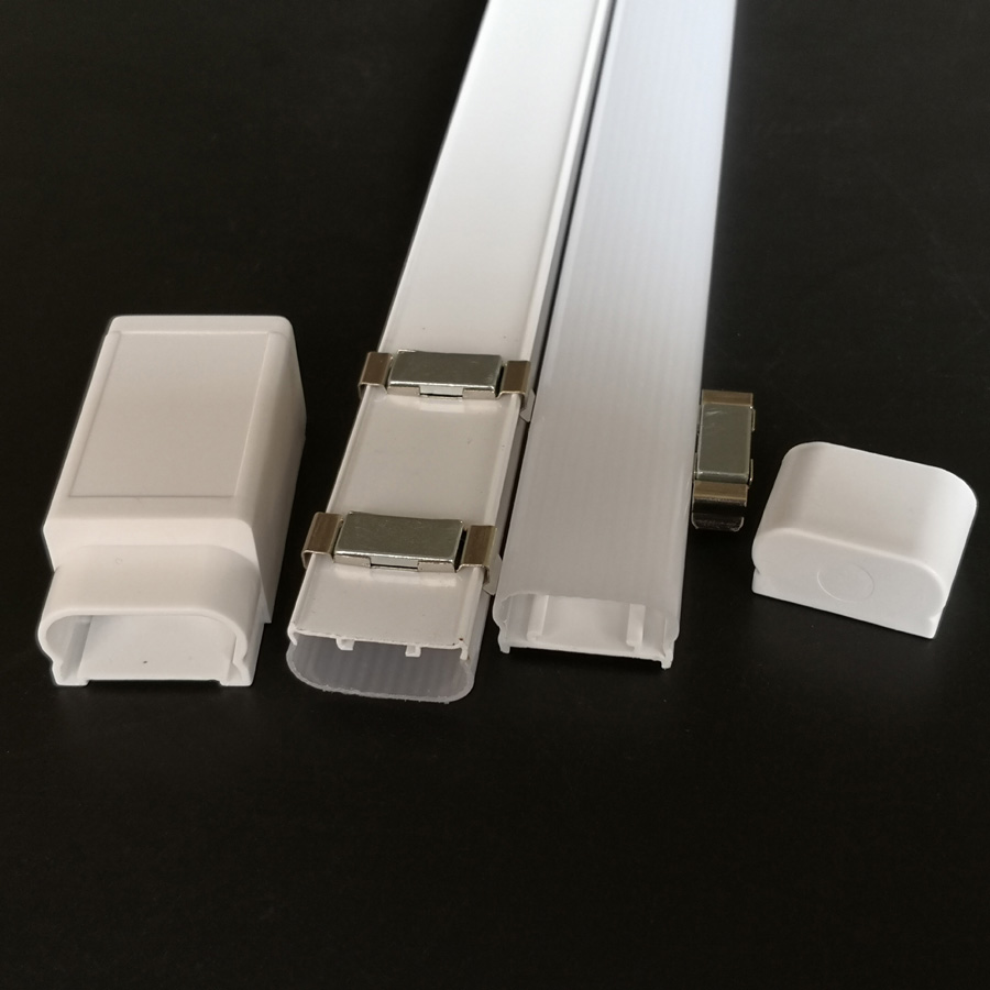 Kundenspezifischer Kunststoffdiffusor für Kühlschrank- und Gefrierschrank-Lichtgehäuse