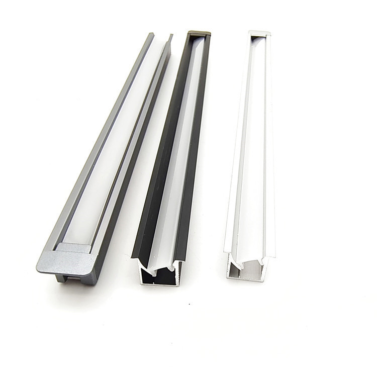 LED-Aluminiumprofile für LED-Schrankleuchten mit 45 Grad