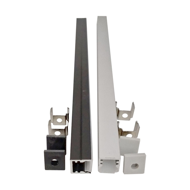 LED-Oberflächenmontage-Aluminiumprofile für LED-Streifen mit einer Breite von bis zu 8 mm